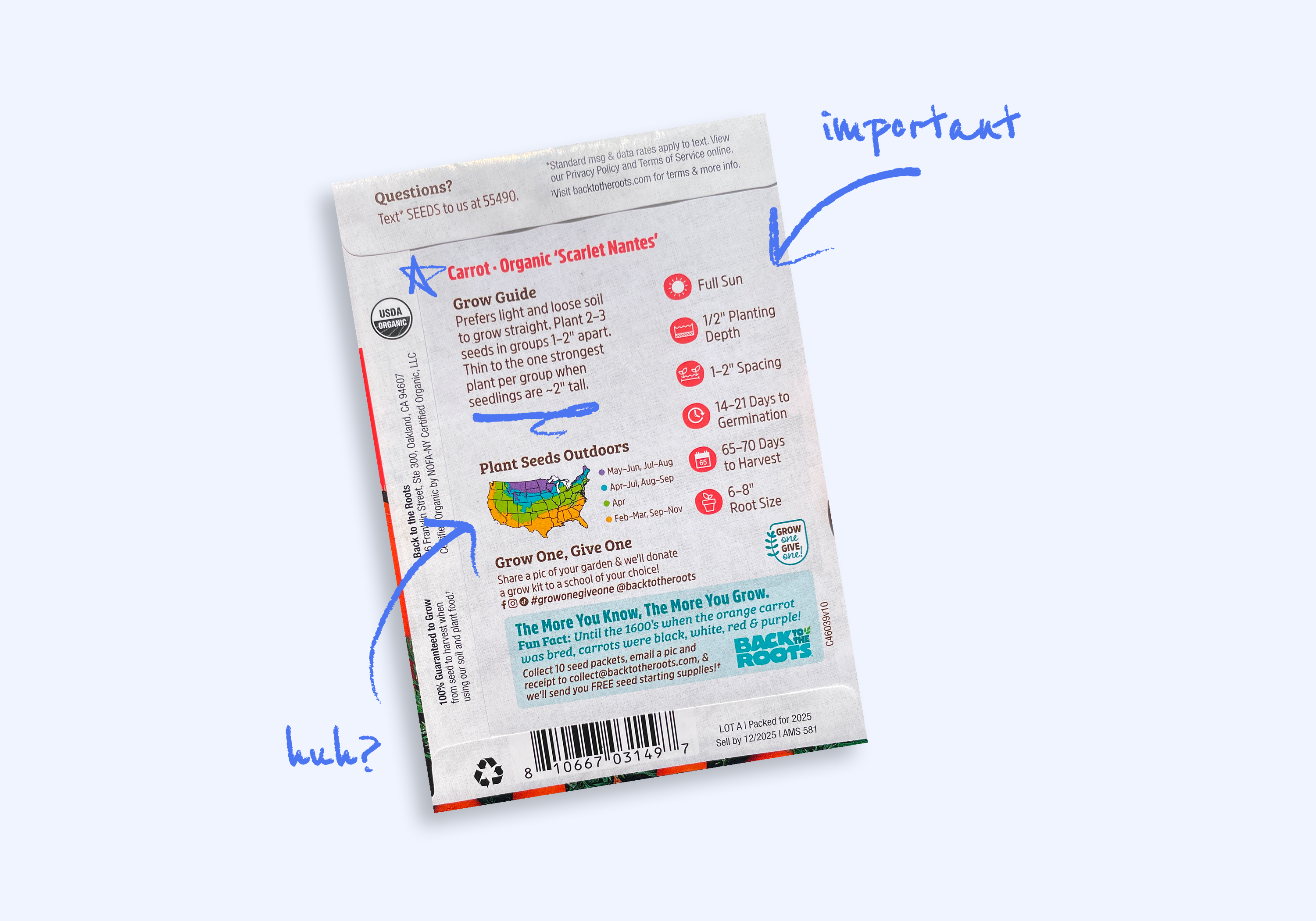 How to Read Seed Packet Instructions